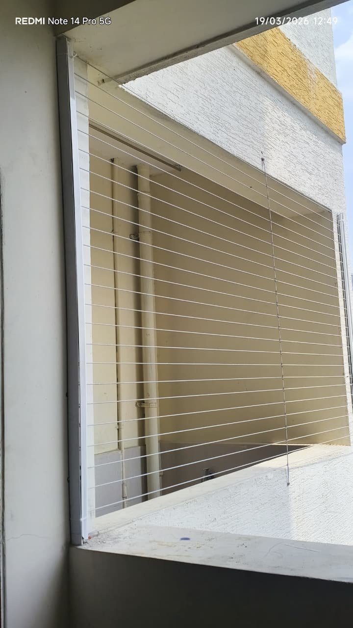 Invisible Grill Window Installation Chennai